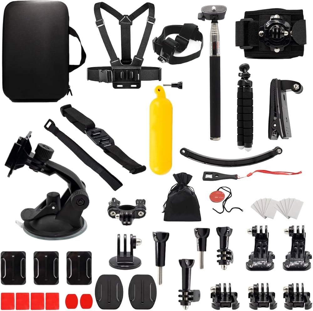 50-in-1 Action Camera Accessoire Kit, Ophalen of Verzenden, Zo goed als nieuw, Overige merken