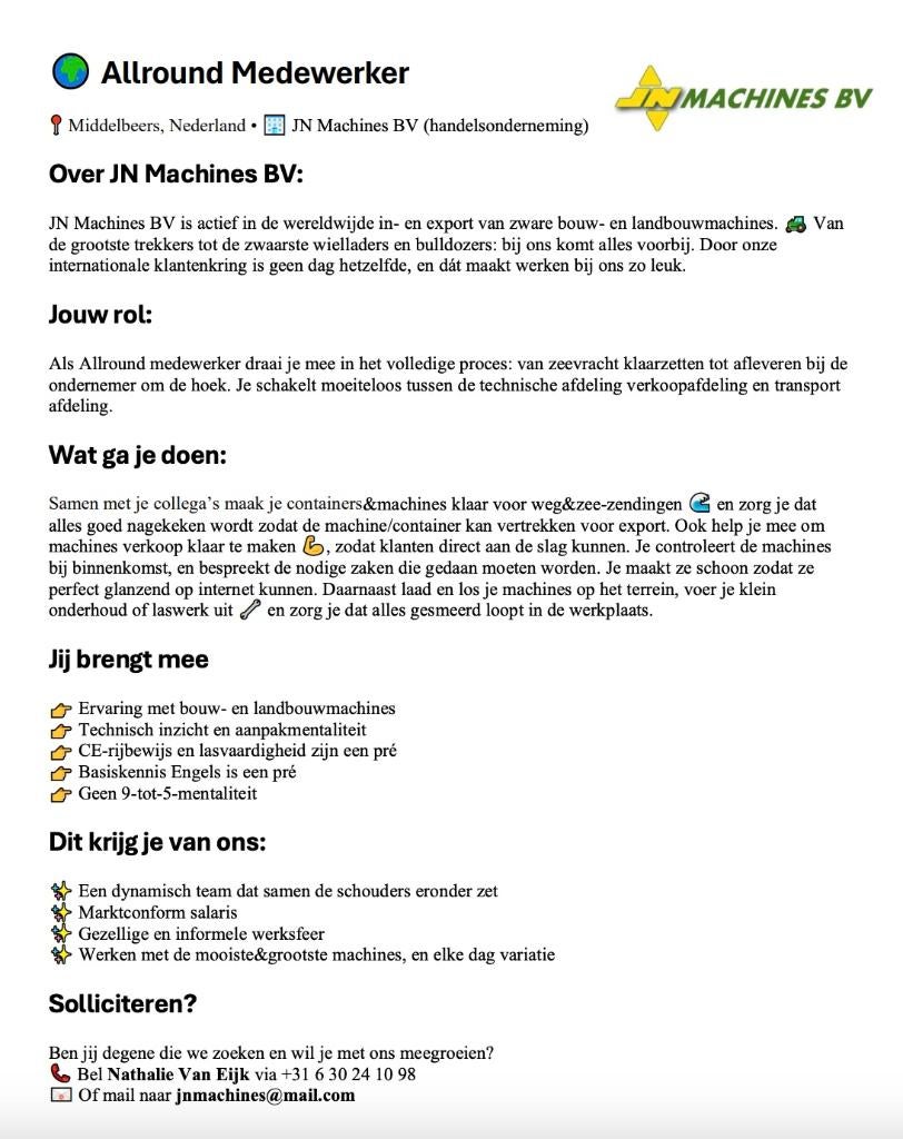 Allround Medewerker, Vacatures, Vacatures | Automotive, MBO, Starter, Vast contract, 33 - 40 uur