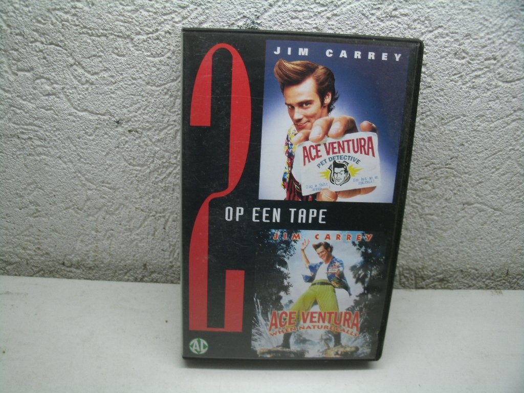 vhs 174b ace ventura & ace ventura when nature calls, Alle leeftijden, Ophalen of Verzenden, Zo goed als nieuw, Komedie