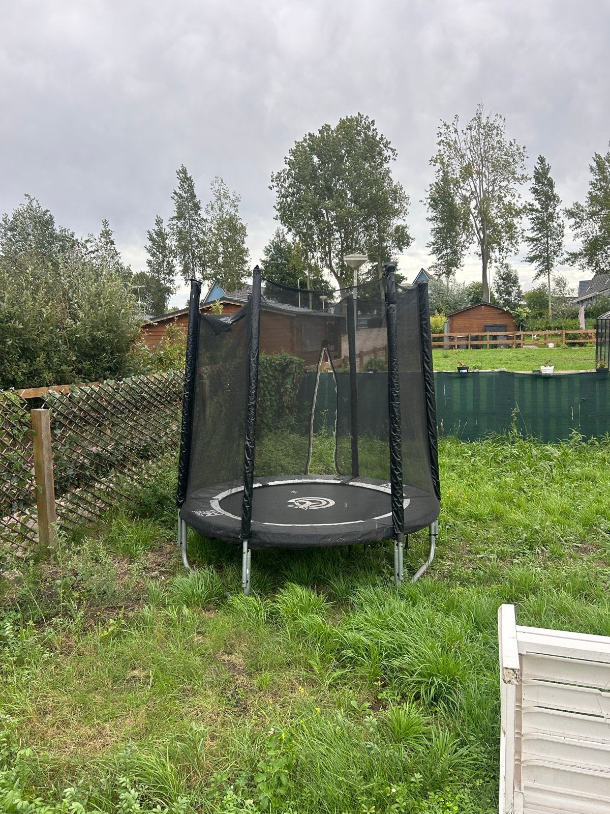 Trampoline met veiligheidsnet - Gebruikt, Ophalen, Gebruikt