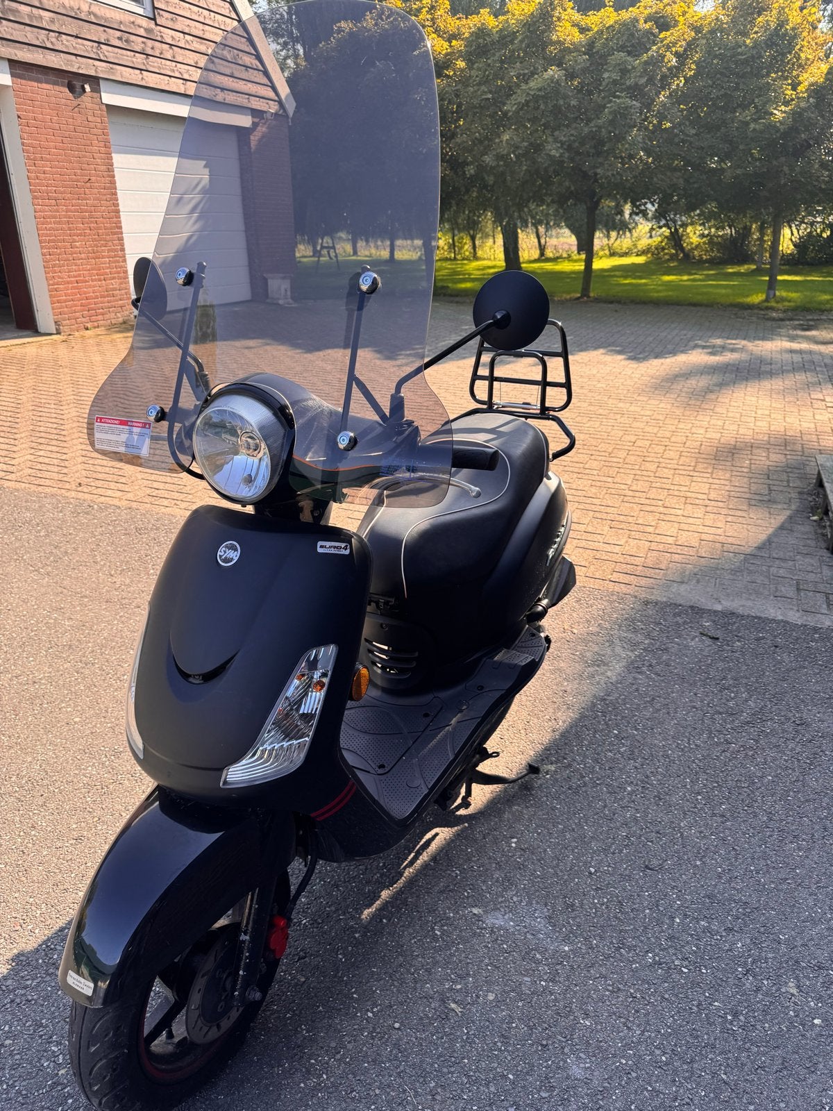 Sym Fiddle 2 50s blauw kenteken, Fietsen en Brommers, Ophalen, Gebruikt, Benzine, Fiddle