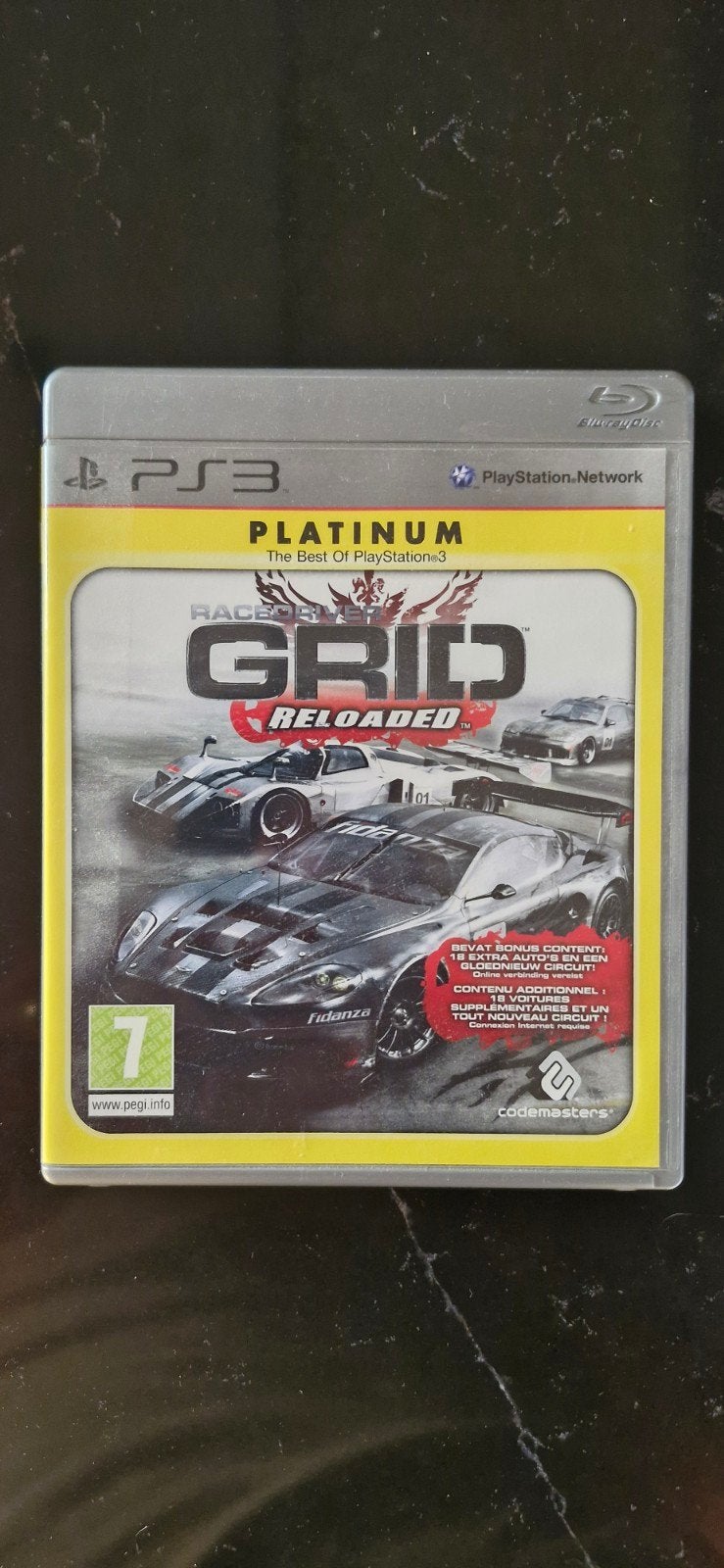 Race Driver GRID Reloaded PS3 Platinum Edition, Ophalen of Verzenden, Zo goed als nieuw