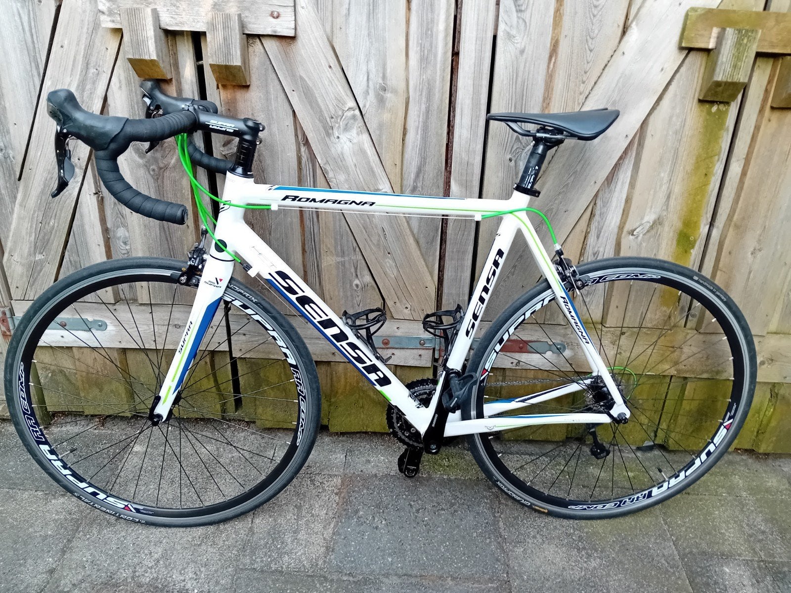Sensa Romagna Racefiets Shimano 105 - 58cm Aluminium/Carbon, 28 inch, Gebruikt, 57 tot 61 cm, Meer dan 20 versnellingen