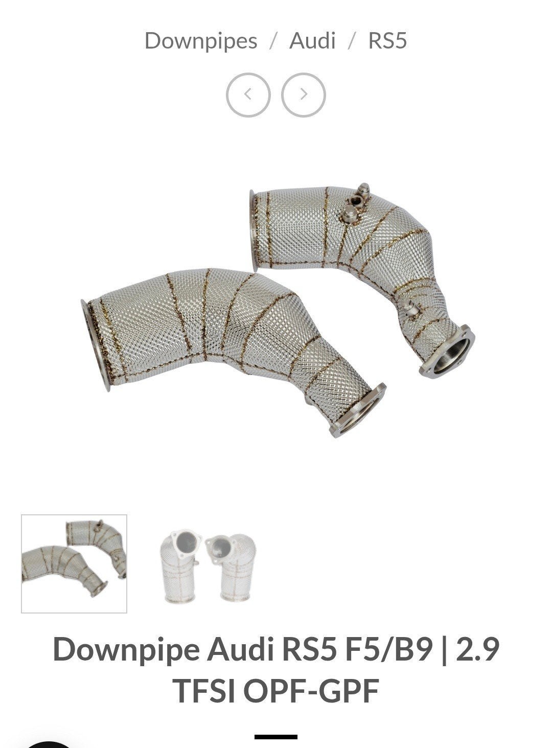 Downpipe's Audi RS5/RS4 B9/B9.5, Ophalen of Verzenden, Nieuw, Audi