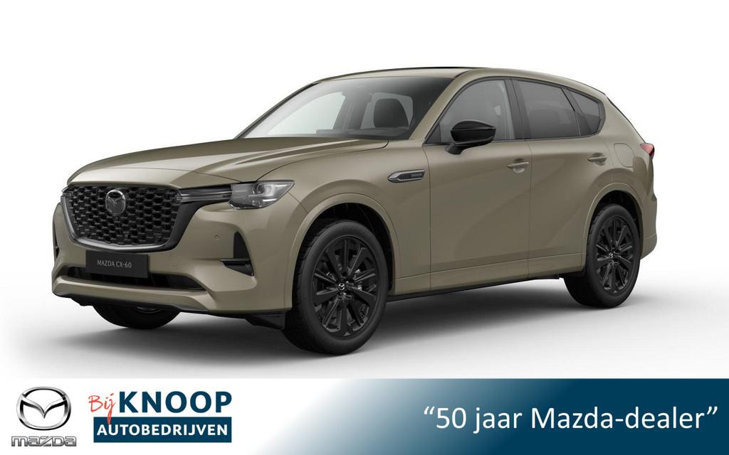 Mazda CX-60 2.5 e-SkyActiv PHEV Homura Plus | Modeljaar 2026, Auto's, Mazda, Bedrijf, Te koop, CX-60, 360° camera, 4x4, ABS, Achteruitrijcamera
