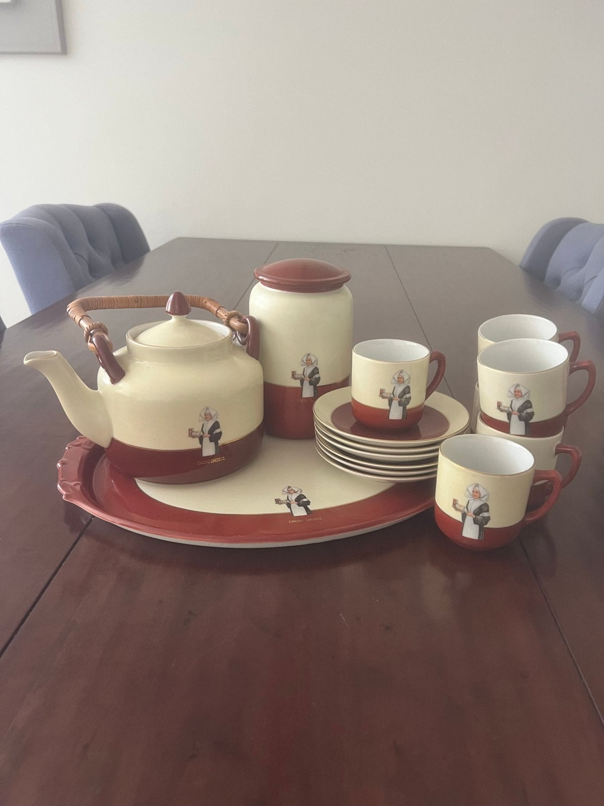 Vintage Droste servies - in uitstekende staat, Antiek en Kunst, Ophalen