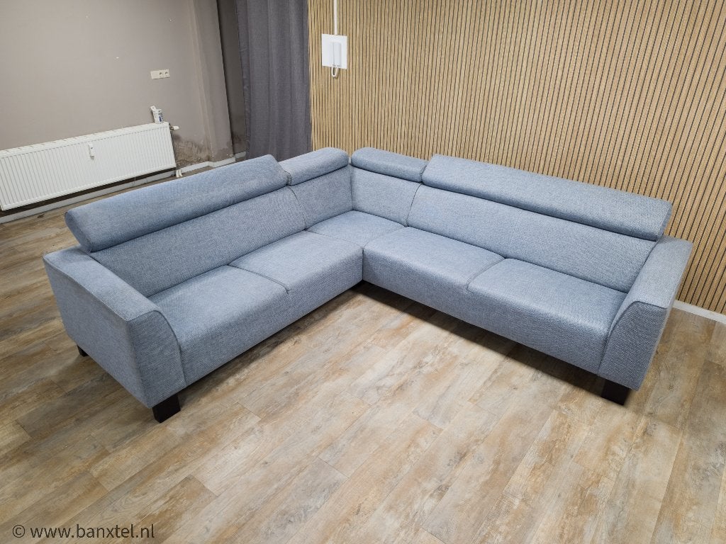 Z.G.A.N Licht Aqua Gemeleerd Hoekbank - TOPCONDITIE !!!, Info@banxtel.nl, Overige maten, Hoekbank, Hoekbank