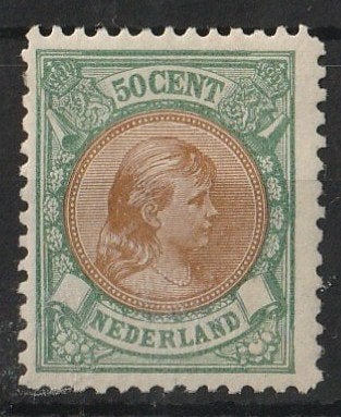 Nederland 1896 nvph 45B Koningin Wilhelmina MNH, Ophalen of Verzenden, T/m 1940, Postfris