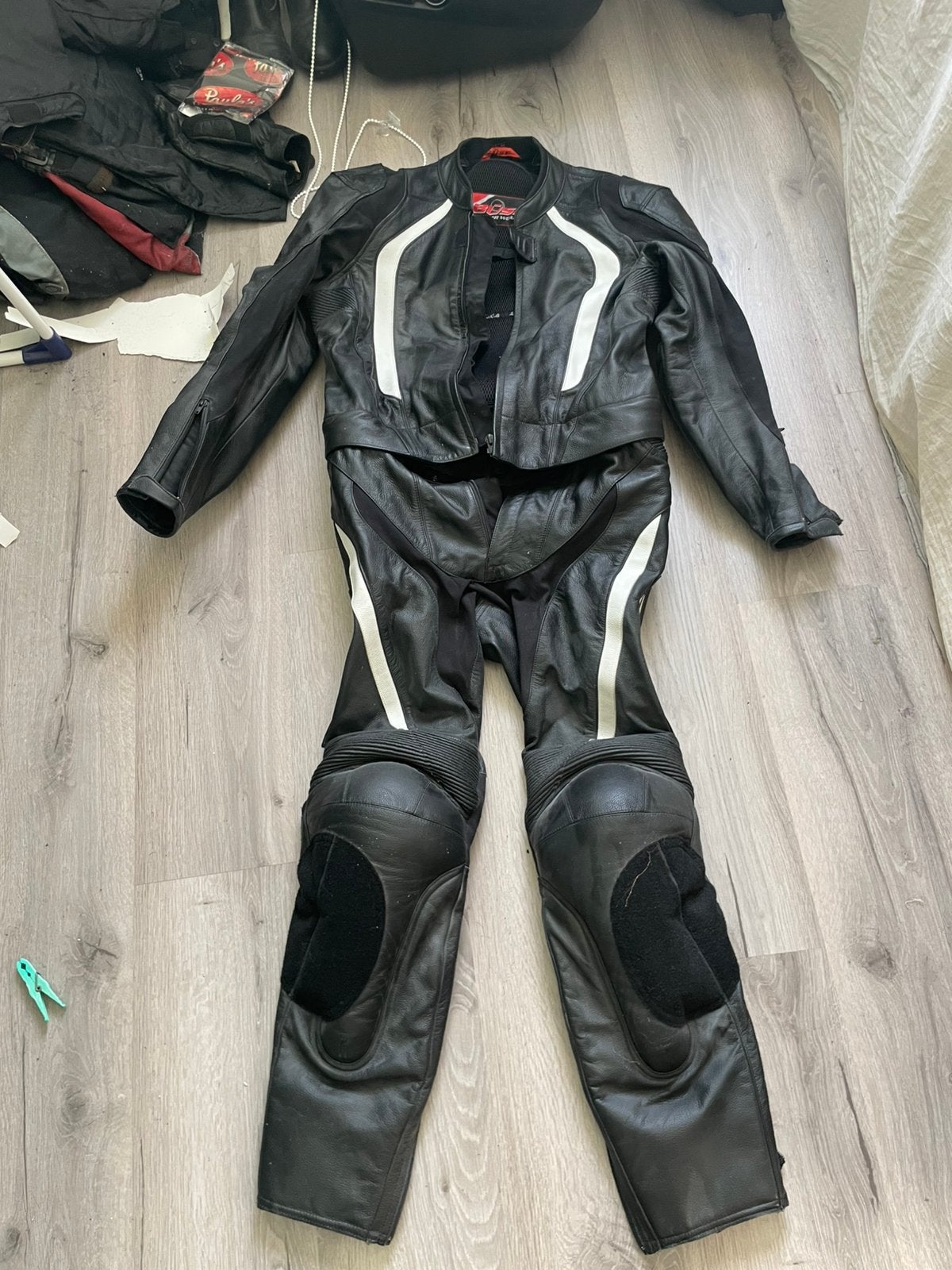 Buse motorpak 2delig leer, Motoren, Ophalen, Tweedehands, Heren, Combipak