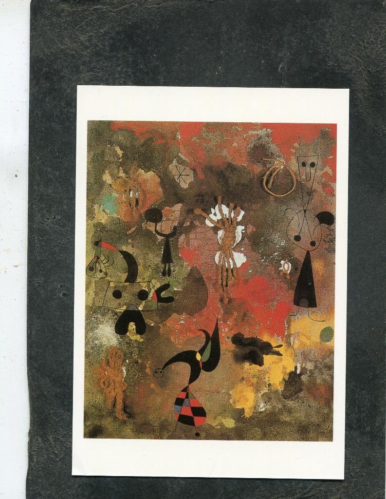 Ansicht Joan Miro - Painting, Verzenden, 1980 tot heden, Ongelopen