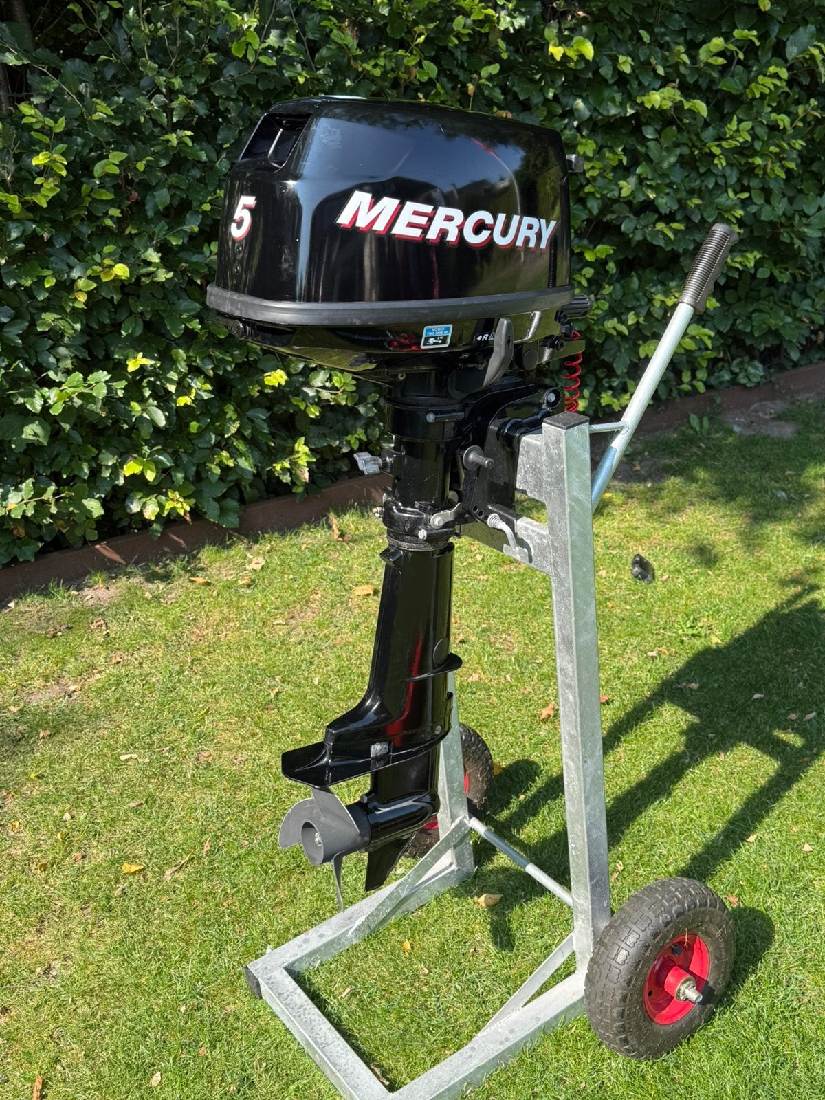 Mercury 5 PK 4-takt kortstaart – Perfecte staat, Ophalen, 5 tot 10 pk, Viertaktmotor, Zo goed als nieuw