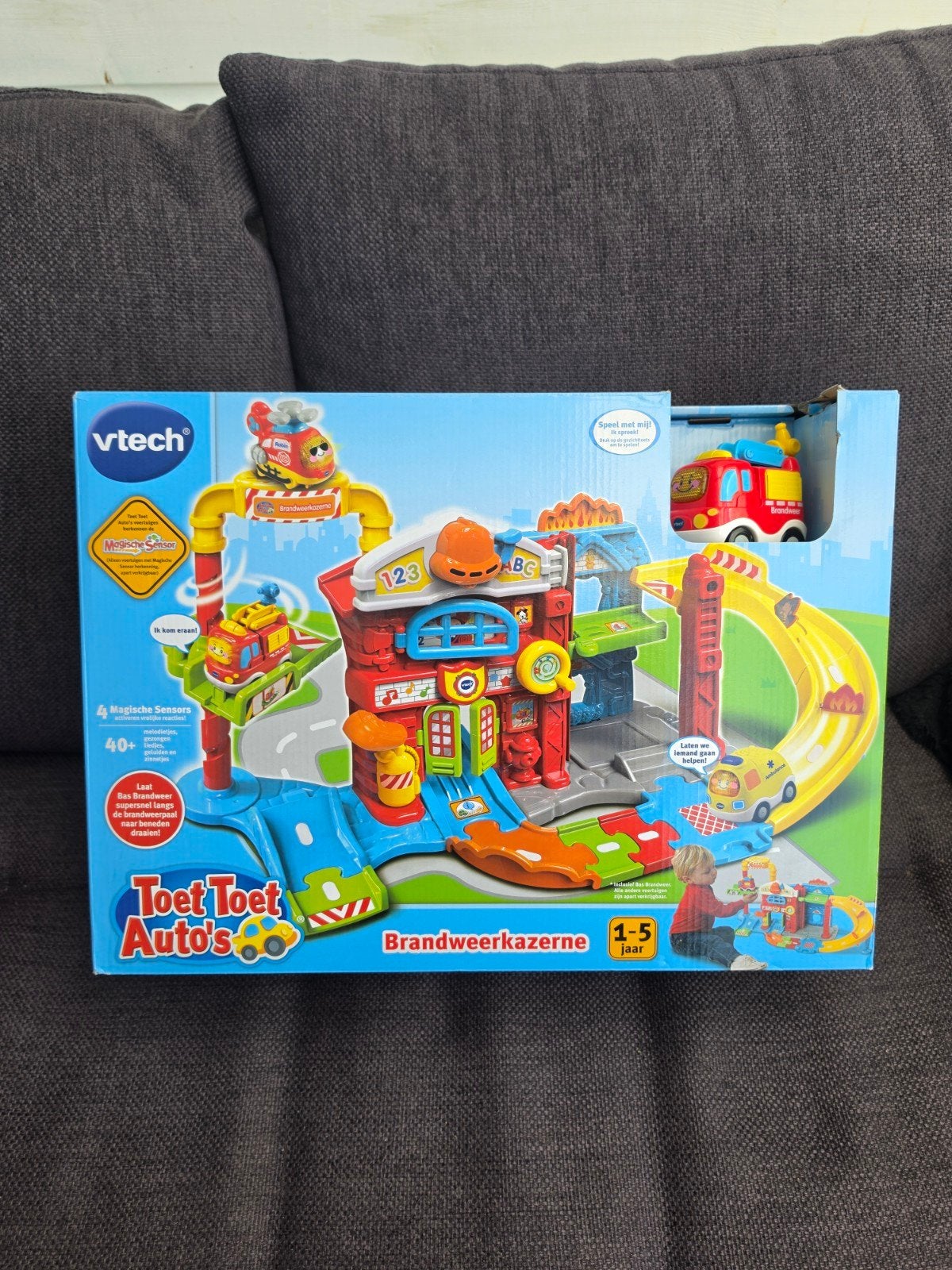 VTech Toet Toet Auto's Brandweerkazerne - Nieuw in doos, Ophalen of Verzenden, Nieuw, 0 tot 6 maanden