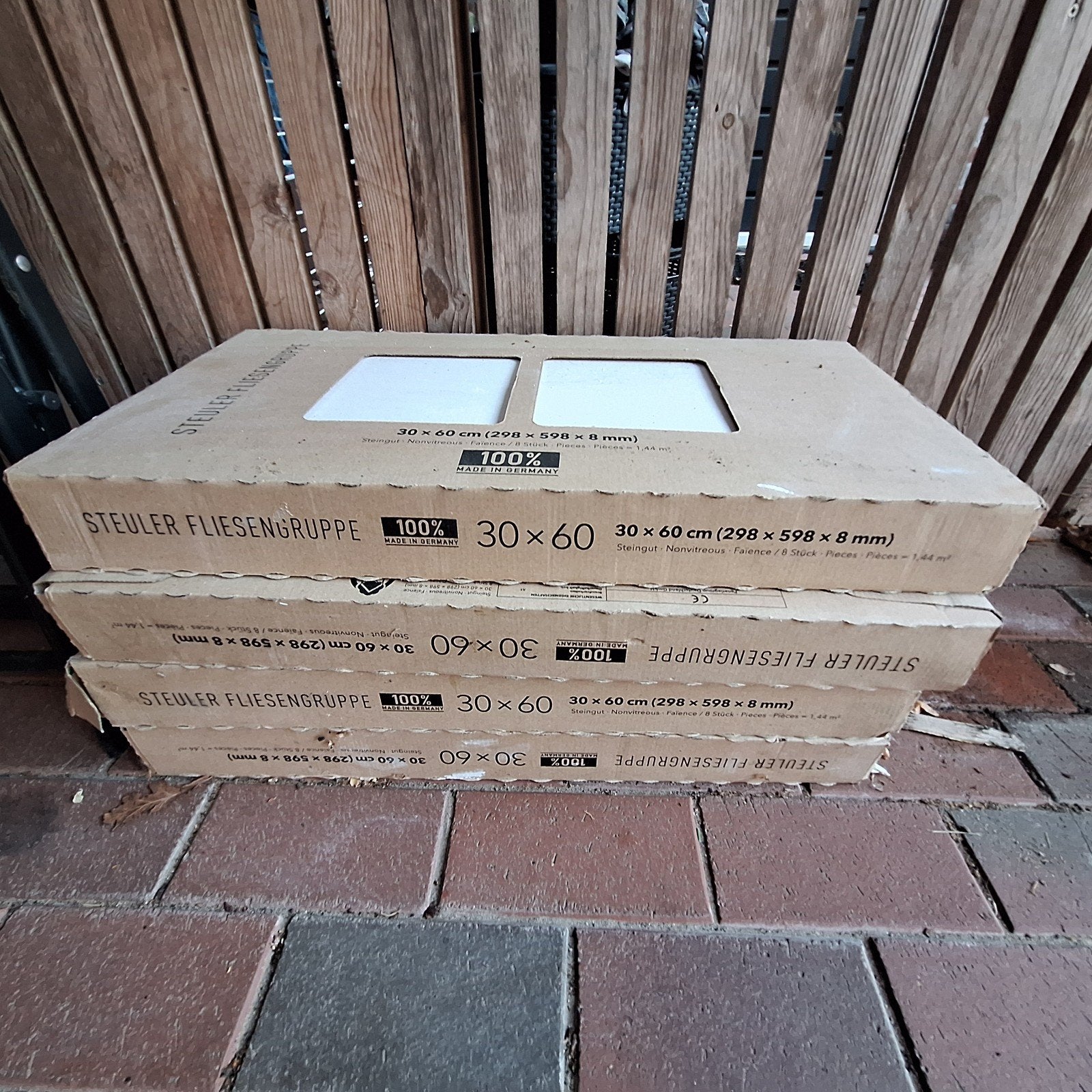 Steuler tegels 30x60 cm - Nieuw in doos, Doe-het-zelf en Verbouw, Tegels, 60 cm of meer, Keramiek, Nieuw, Ophalen of Verzenden