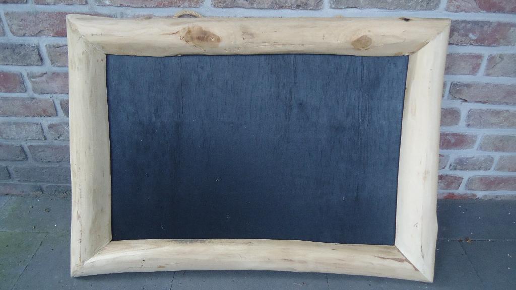 Landelijke krijtbord  70x50, Huis en Inrichting, Ophalen of Verzenden, Zo goed als nieuw, Hout