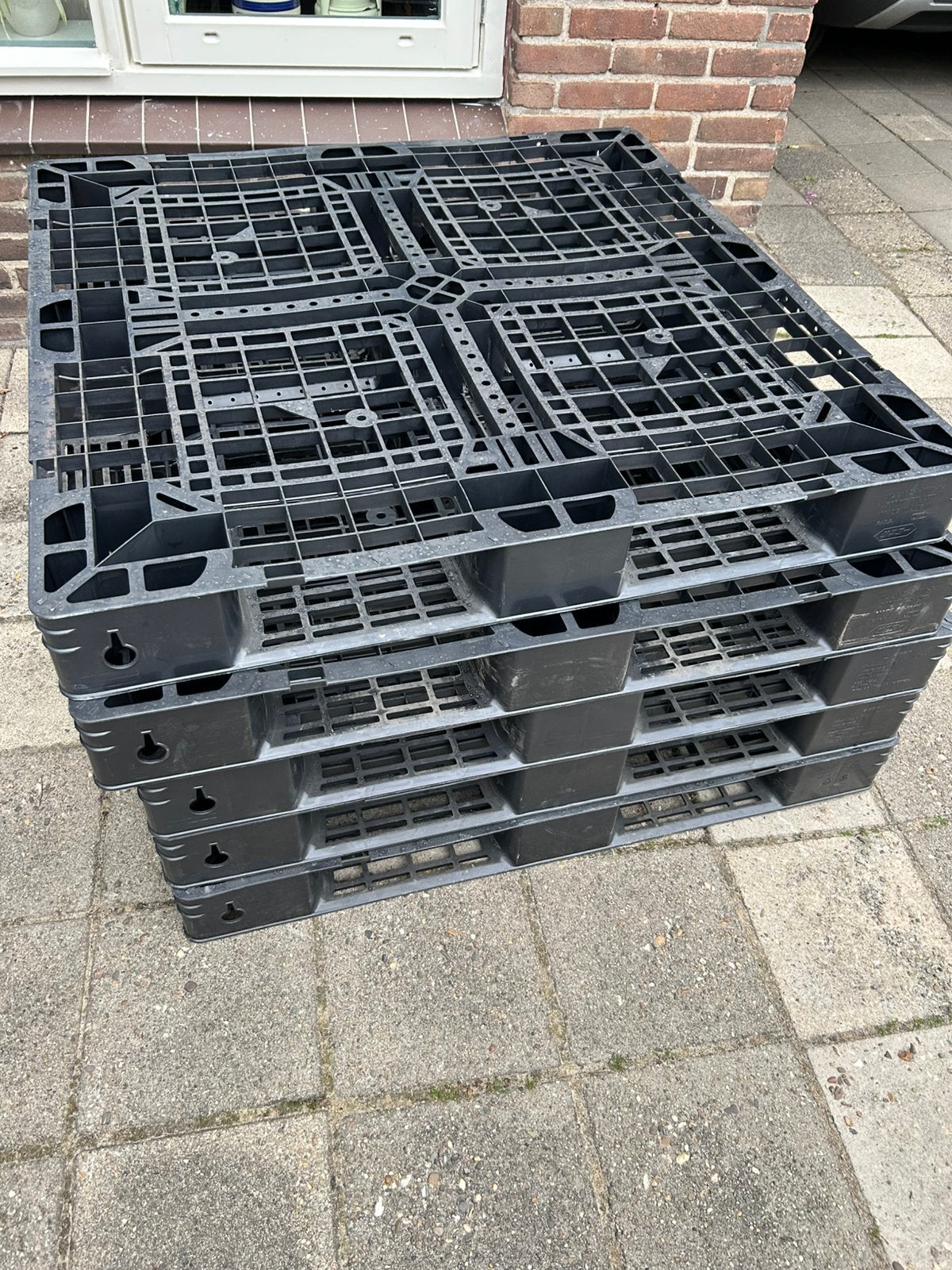 Pallets 5x plastic, Doe-het-zelf en Verbouw, Ophalen, 100 cm of meer, 60 cm of meer, Overige typen