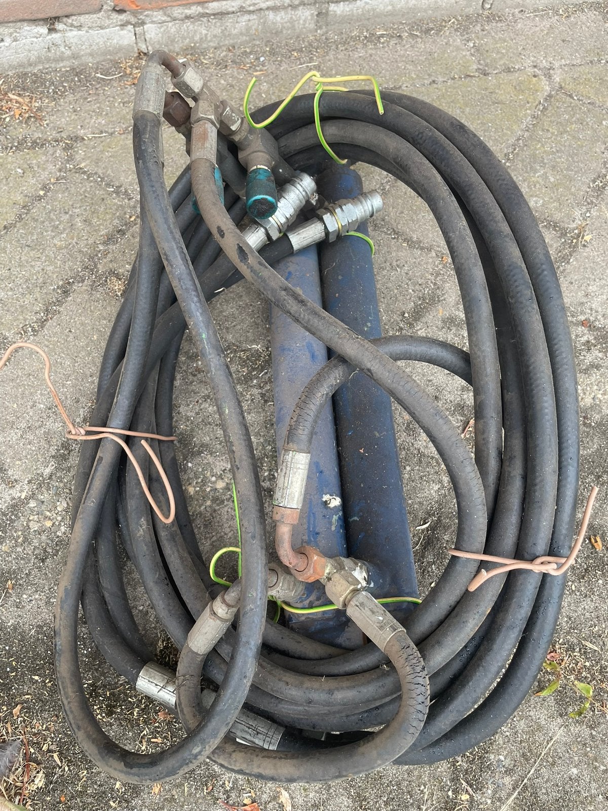 Hydroliek slangen, Ophalen, Gebruikt