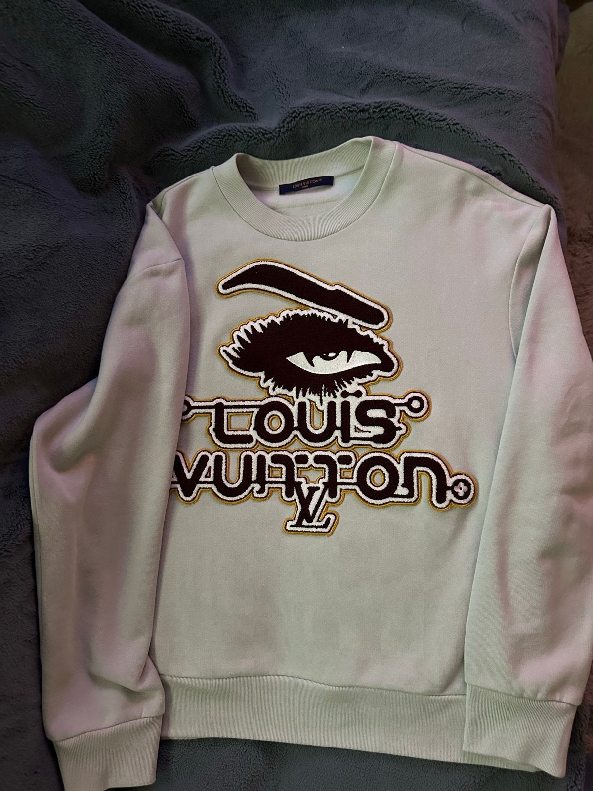 Louis Vuitton Trui met Oog en Logo - Maat M, Ophalen, Zo goed als nieuw, Maat 48/50 (M), Overige kleuren