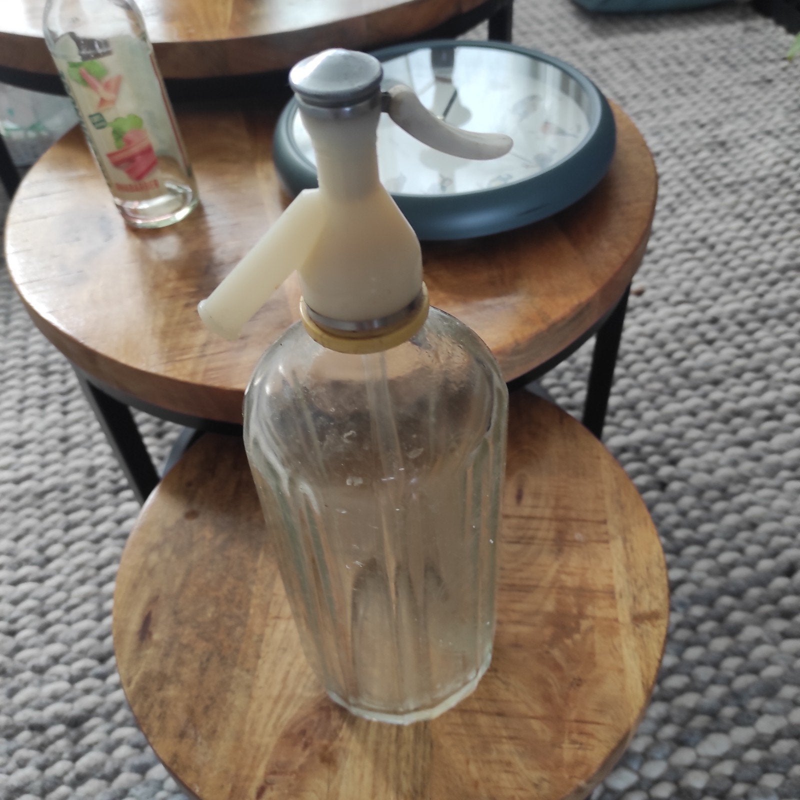 Vintage Sifonsoda fles - Glazen Soda Sifon, Antiek en Kunst, Ophalen of Verzenden