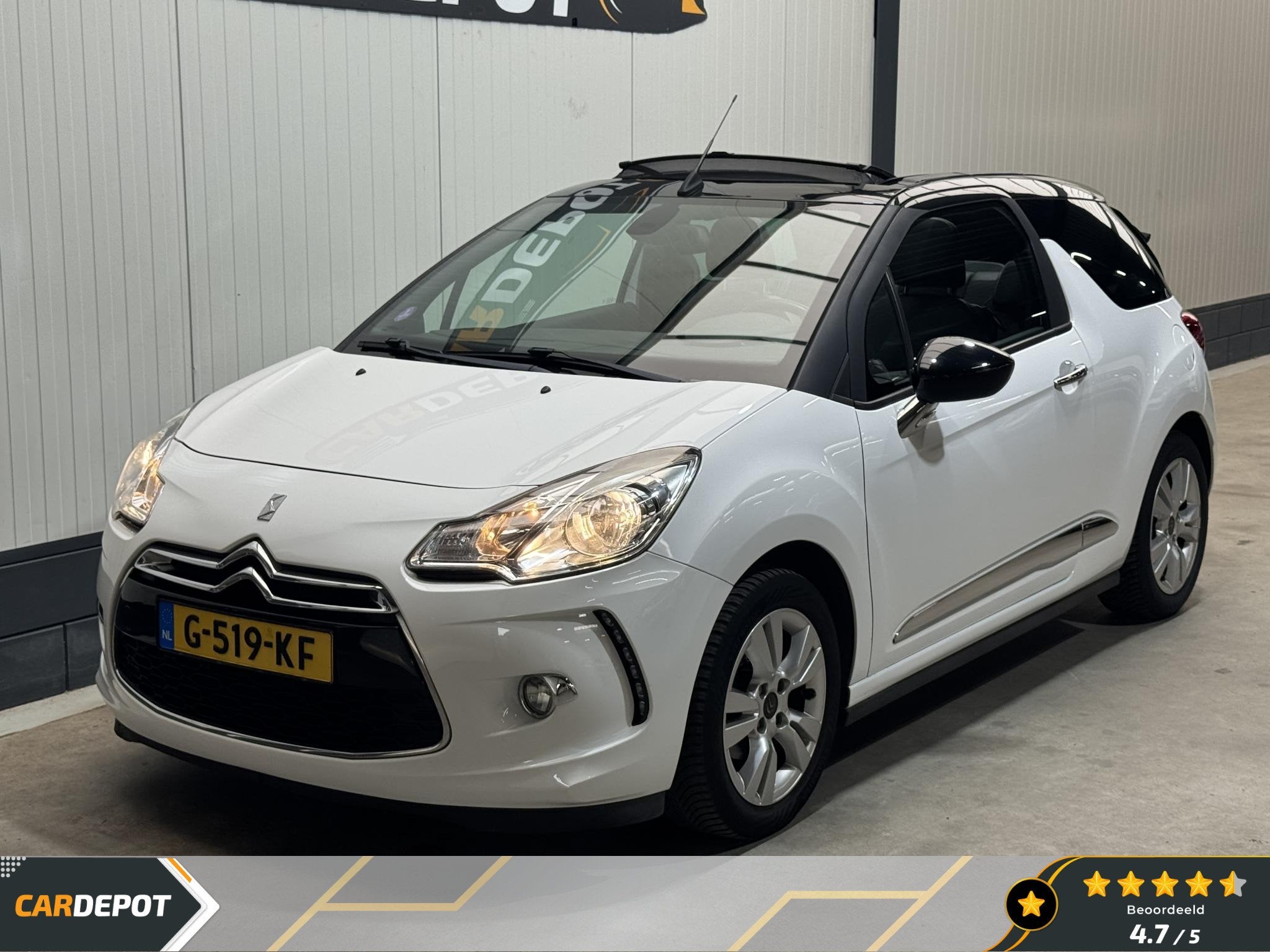 Citroen DS3 Cabrio 1.2 PureTech Chic Zeer Netjes Cabrio, Voorwielaandrijving, Euro 5, Stof, 1199 cc