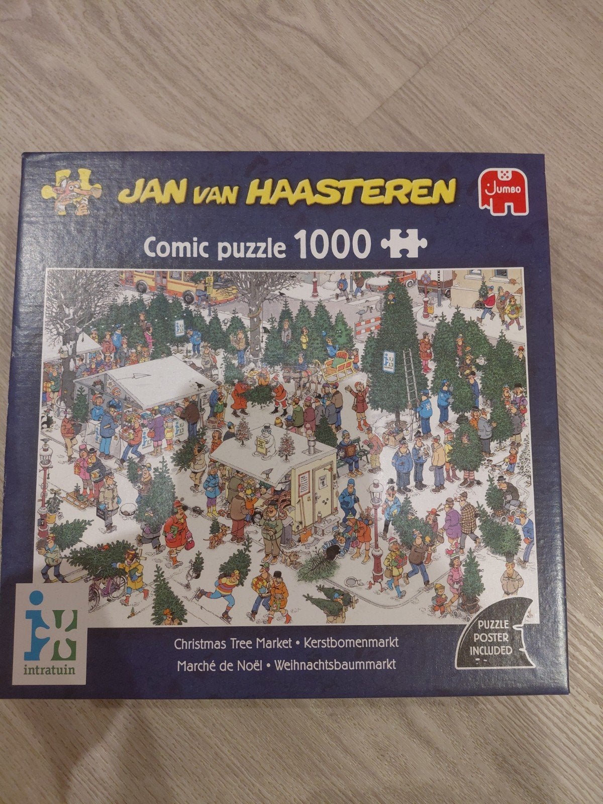 Jan van Haasteren Puzzel 1000 stukjes - Kerstbomenmar, Ophalen of Verzenden, 500 t/m 1500 stukjes, Nieuw, Legpuzzel
