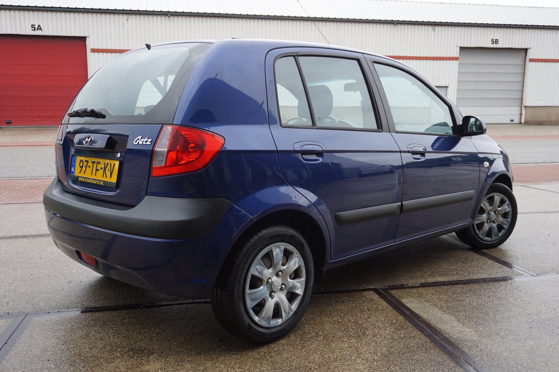 Hyundai Getz 1.4i Active Cool, Auto's, Hyundai, Voorwielaandrijving, Zwart, 4 cilinders, Blauw