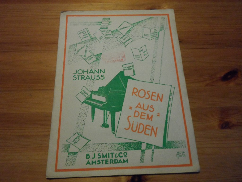 Johann strauss -  jac da costa, Gebruikt, Ophalen of Verzenden, Artiest of Componist, Piano