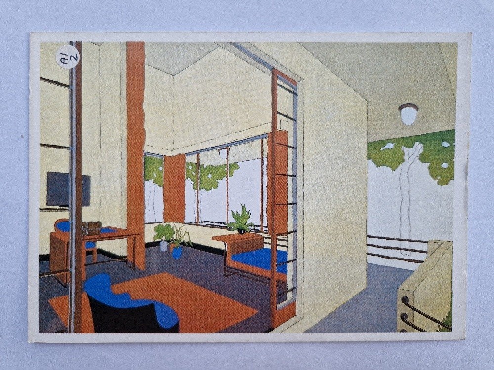 Maurice Matet Atelier Studio Ensemble 1928, Verzamelen, Ansichtkaarten | Themakaarten, Verzenden, 1920 tot 1940, Ongelopen, Overige thema's