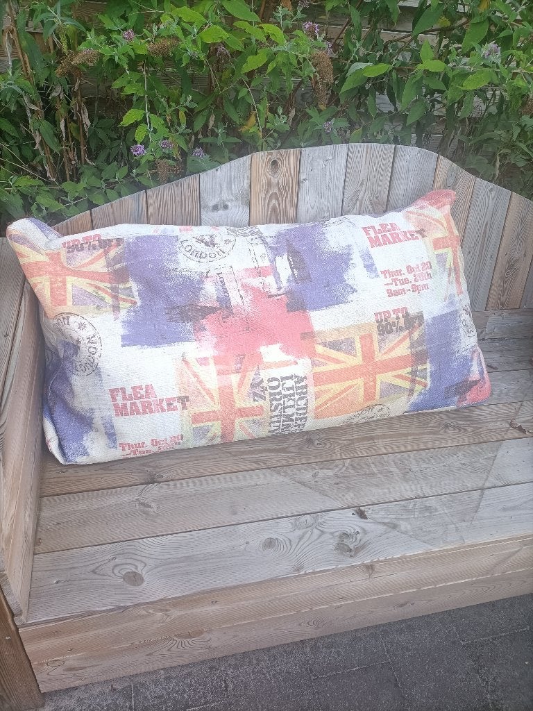 Speciaal buitenkussen 50x120 cm met rits, Tuin en Terras, Ophalen, Gebruikt