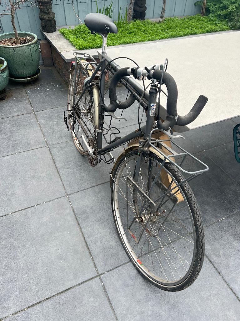 Snel randonneur Safari/Worldtraveller, “Barnfind”, Fietsen en Brommers, Fietsen | Heren | Sportfietsen en Toerfietsen, Gebruikt