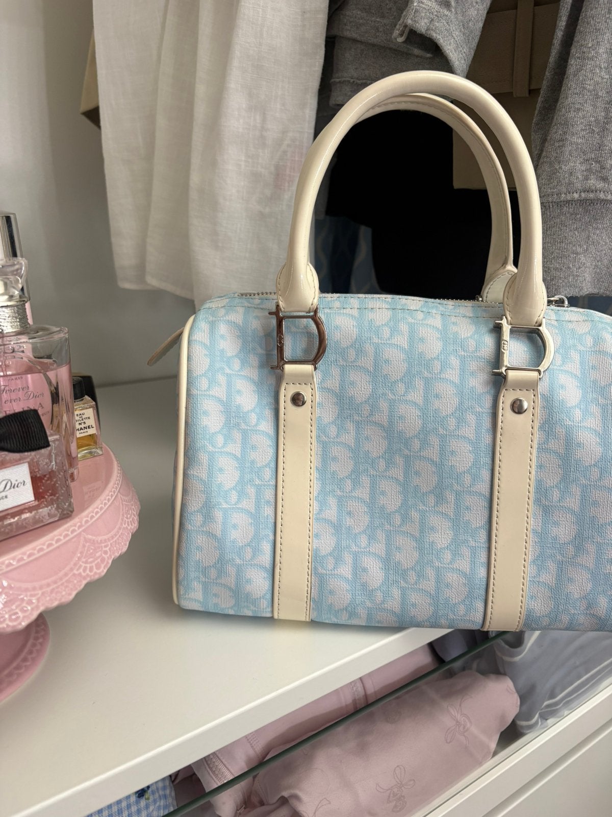 Dior boston trotter bag, Verzenden, Zo goed als nieuw