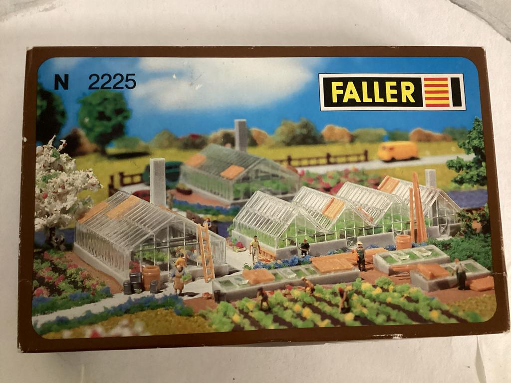 Faller N 2225 Kwekerij / Greenhouse trein hobby, Overige merken, Gebruikt, Gelijkstroom of Wisselstroom, Brug, Tunnel of Gebouw