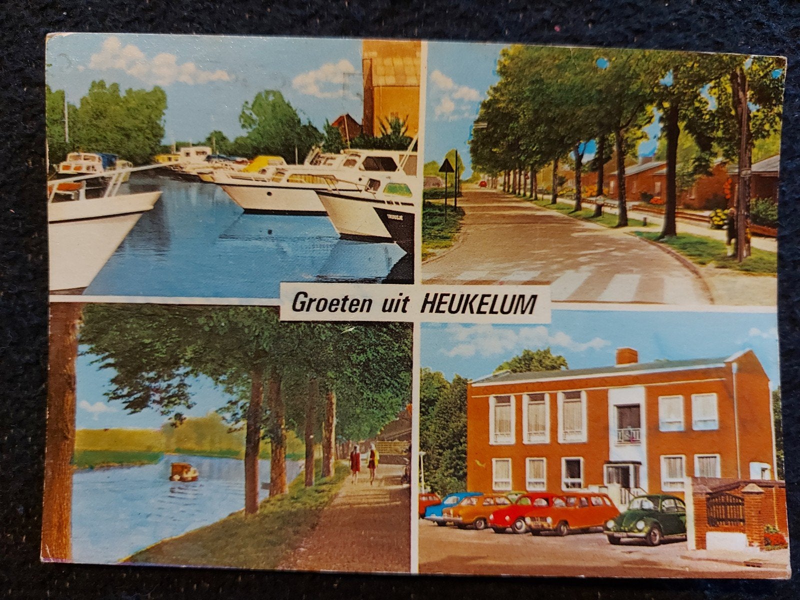 Ansichtkaart Groeten uit Heukelum - Gelopen, Verzamelen, Ophalen of Verzenden, 1960 tot 1980, Gelopen, Gelderland