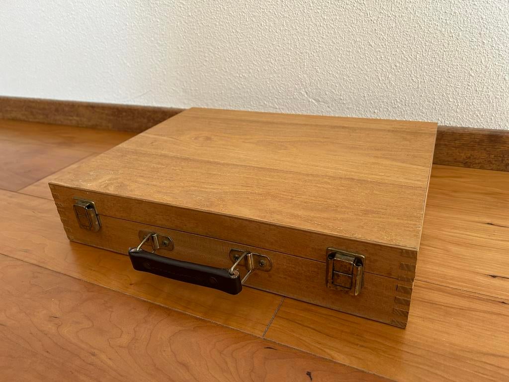 Teken- of knutselkoffer van hout, Ophalen, Gebruikt, Overige typen