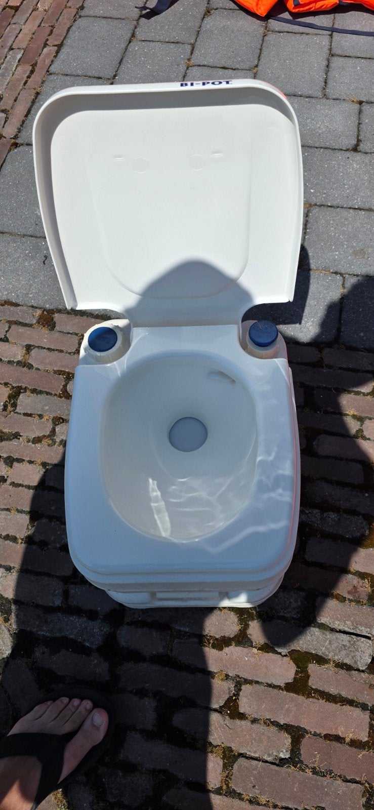 Draagbaar campingtoilet - Bi-Pot, Ophalen, Gebruikt