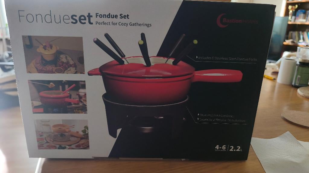 fondueset bastion, Huis en Inrichting, Keuken | Servies, Ophalen, Keramiek, Overige typen, Nieuw
