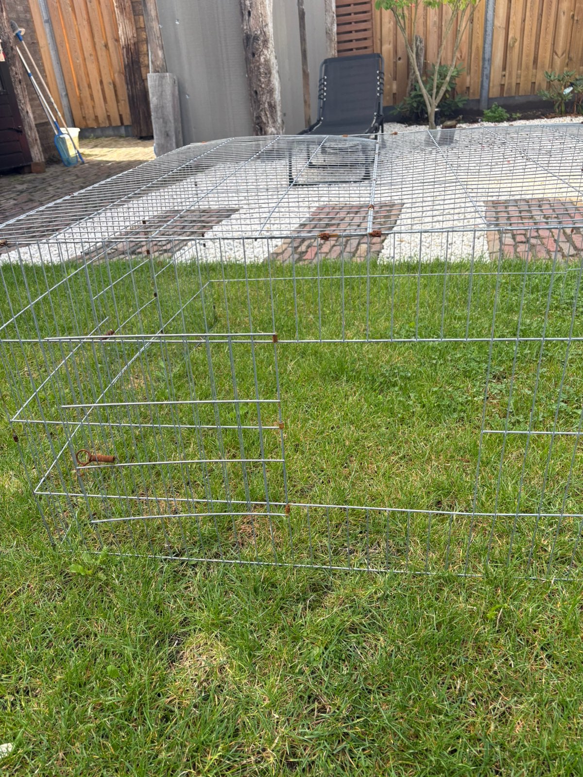 Konijnenren, Dieren en Toebehoren, Ophalen, 110 cm of meer, 60 tot 90 cm, Zo goed als nieuw