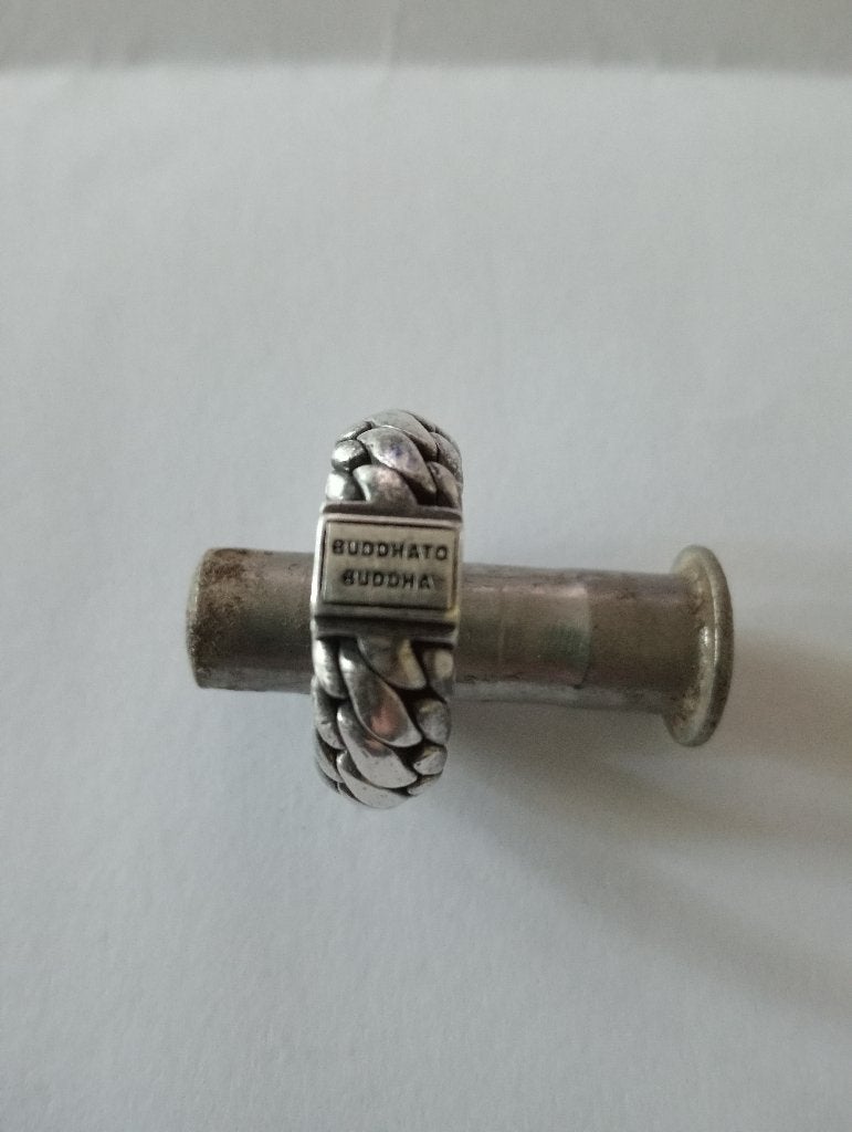 Zilveren Ring Buddha to Buddha Family, 18 tot 19, Ophalen of Verzenden, Zo goed als nieuw, Dame of Heer