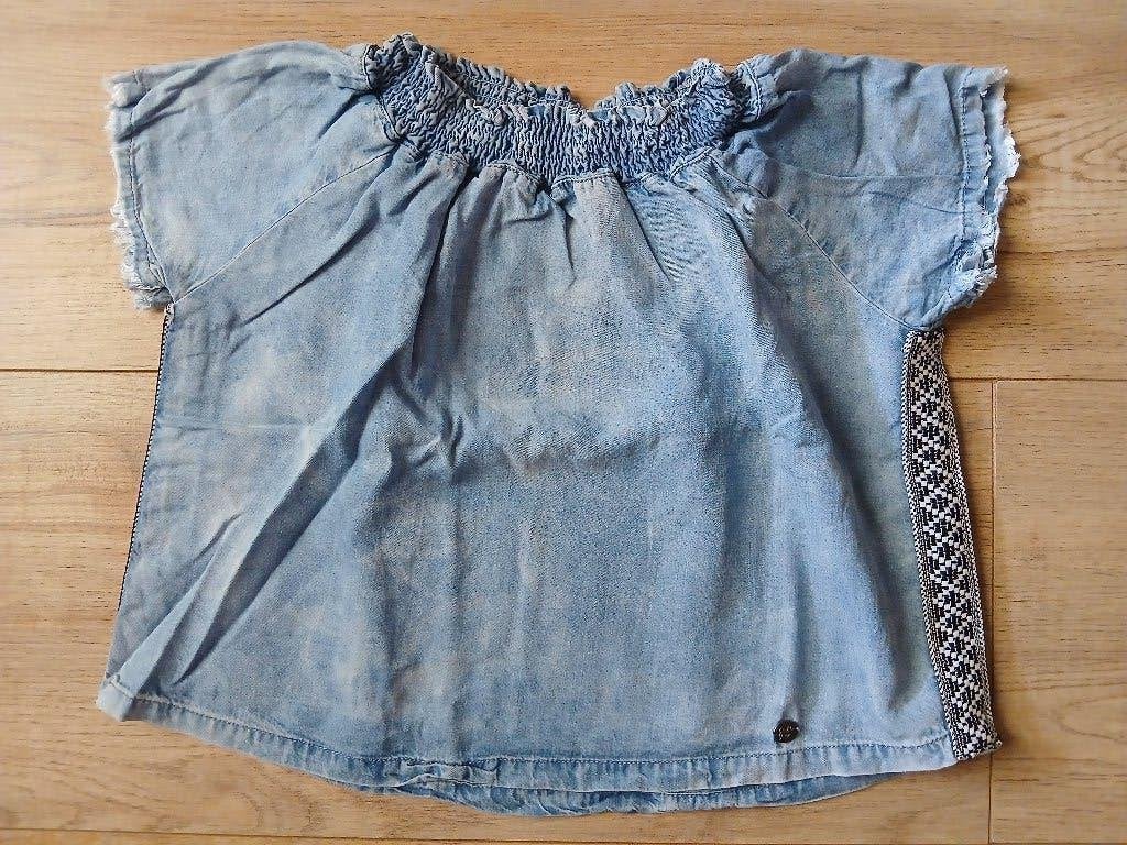 Jill denim zomertuniek maat 146/152, Gebruikt, Meisje, Ophalen of Verzenden, Shirt of Longsleeve