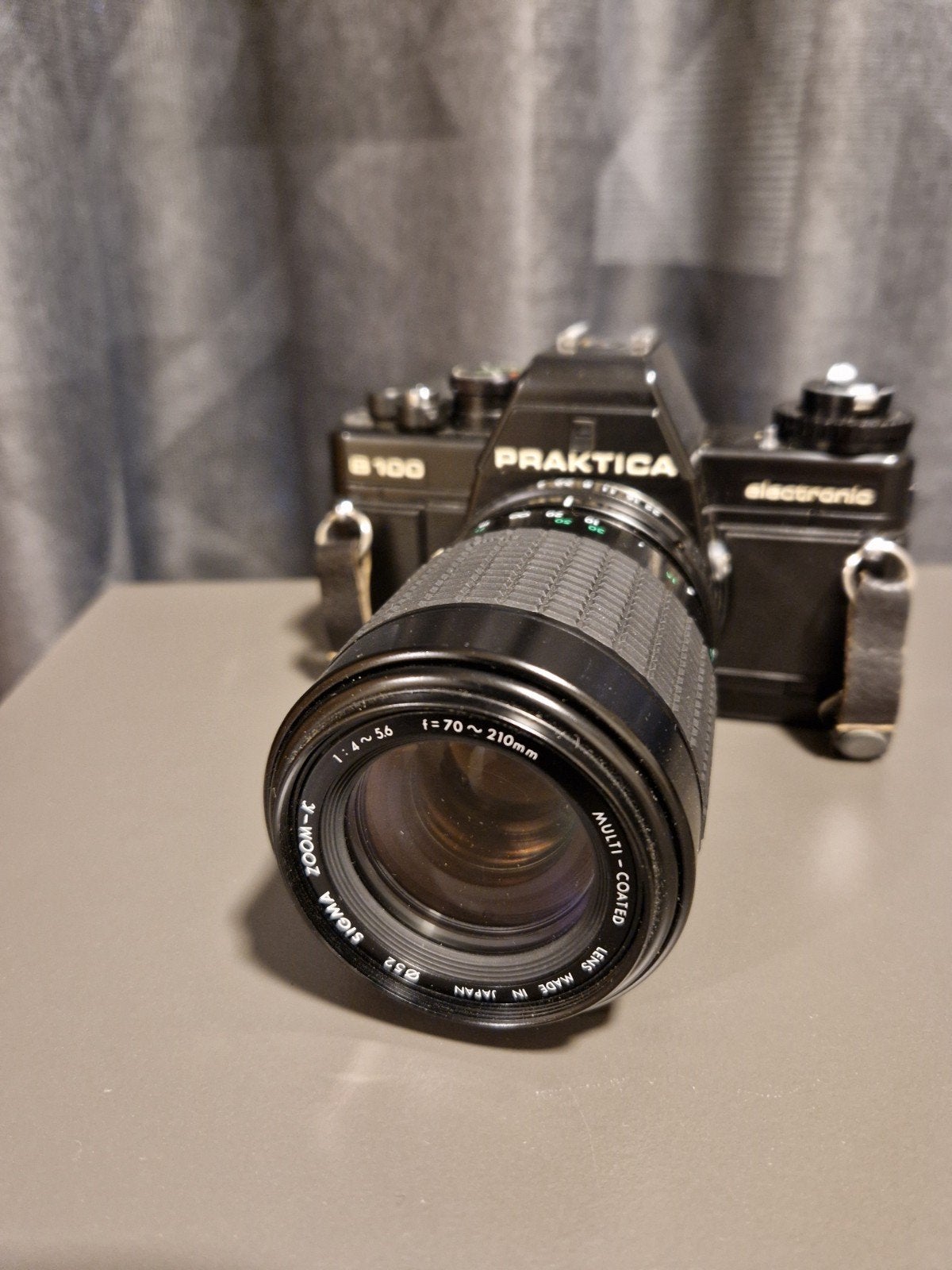Camera Praktica incl. tas en Sigma lens, Audio, Tv en Foto, Ophalen of Verzenden, Niet werkend, Spiegelreflex, Overige Merken