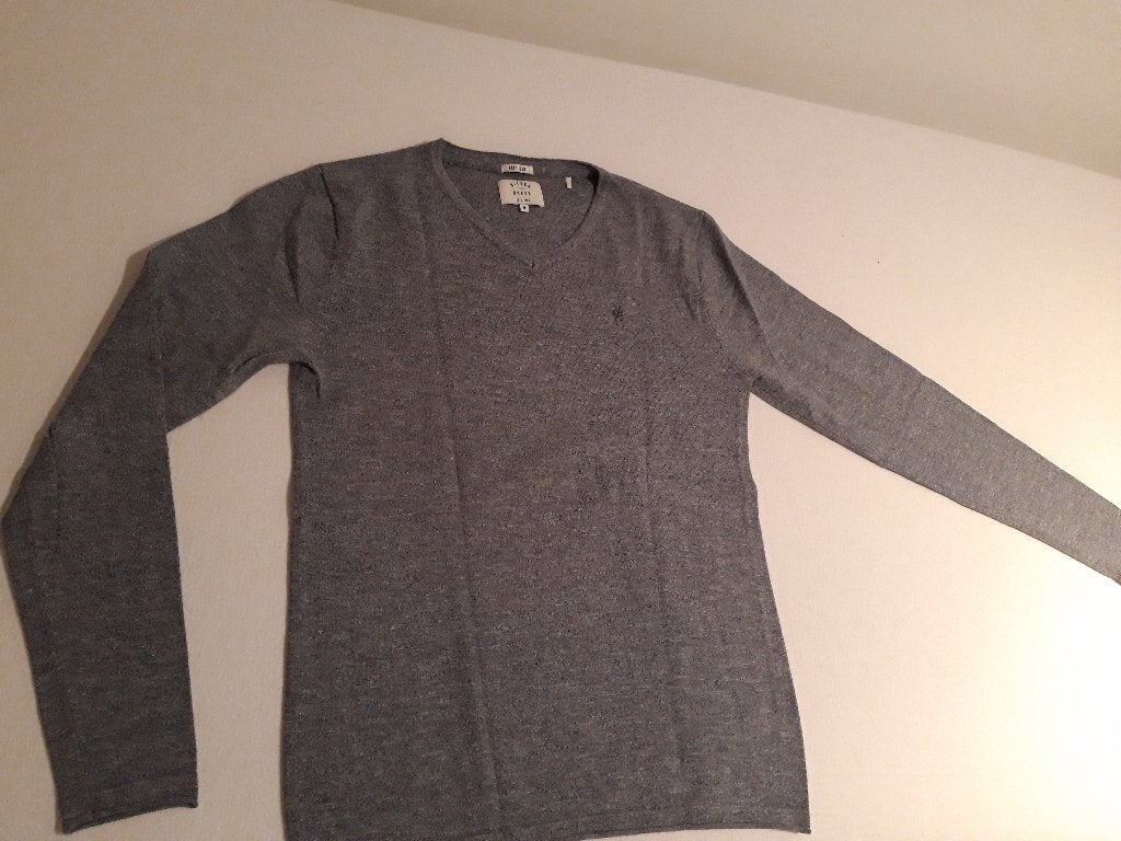 Silver Creek heren trui blauw-grijs maat M, Maat 48/50 (M), Ophalen of Verzenden, Zo goed als nieuw, Grijs