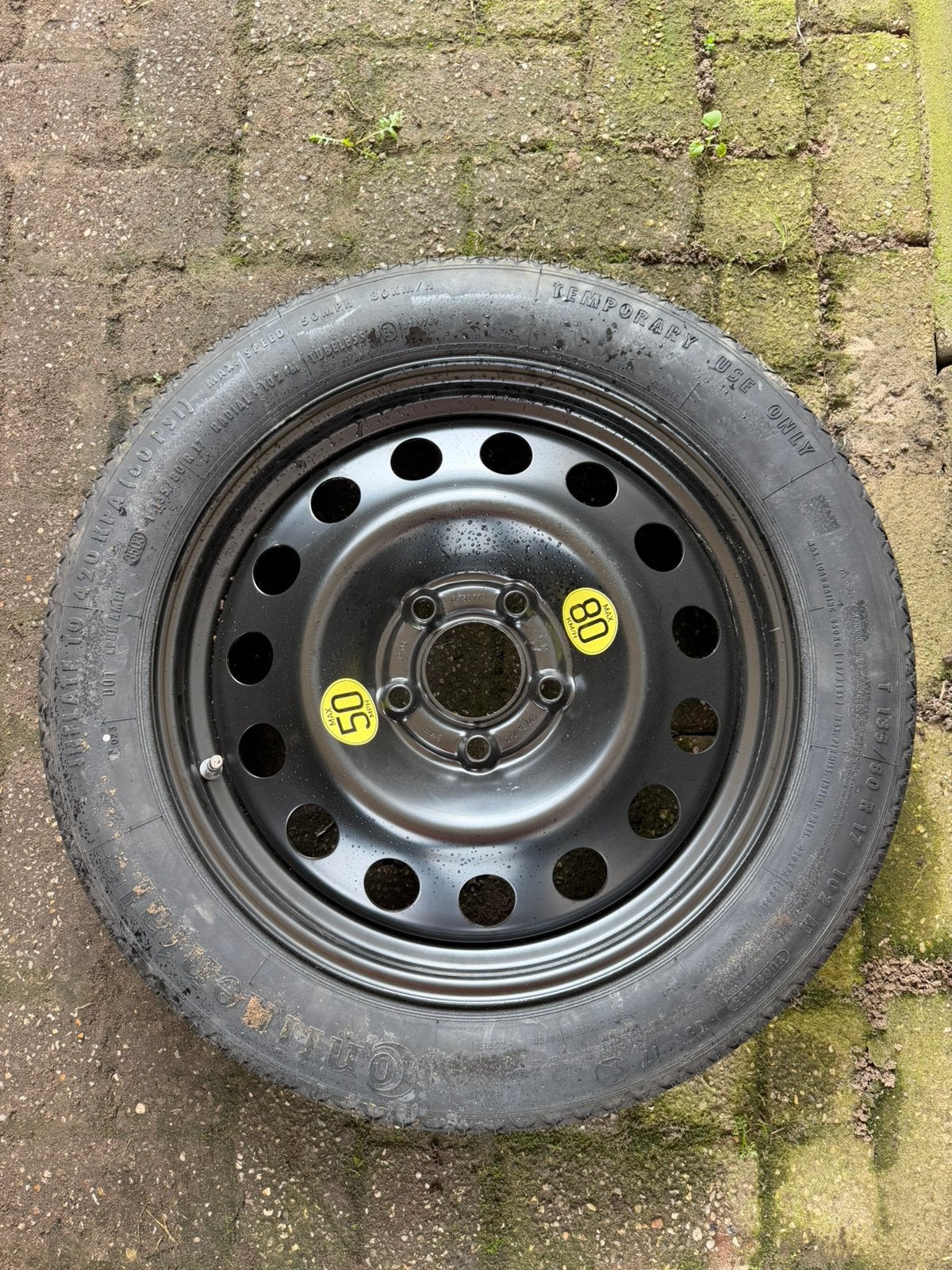 Reservewiel bmw 5 serie e60 e61, Ophalen of Verzenden, Zo goed als nieuw