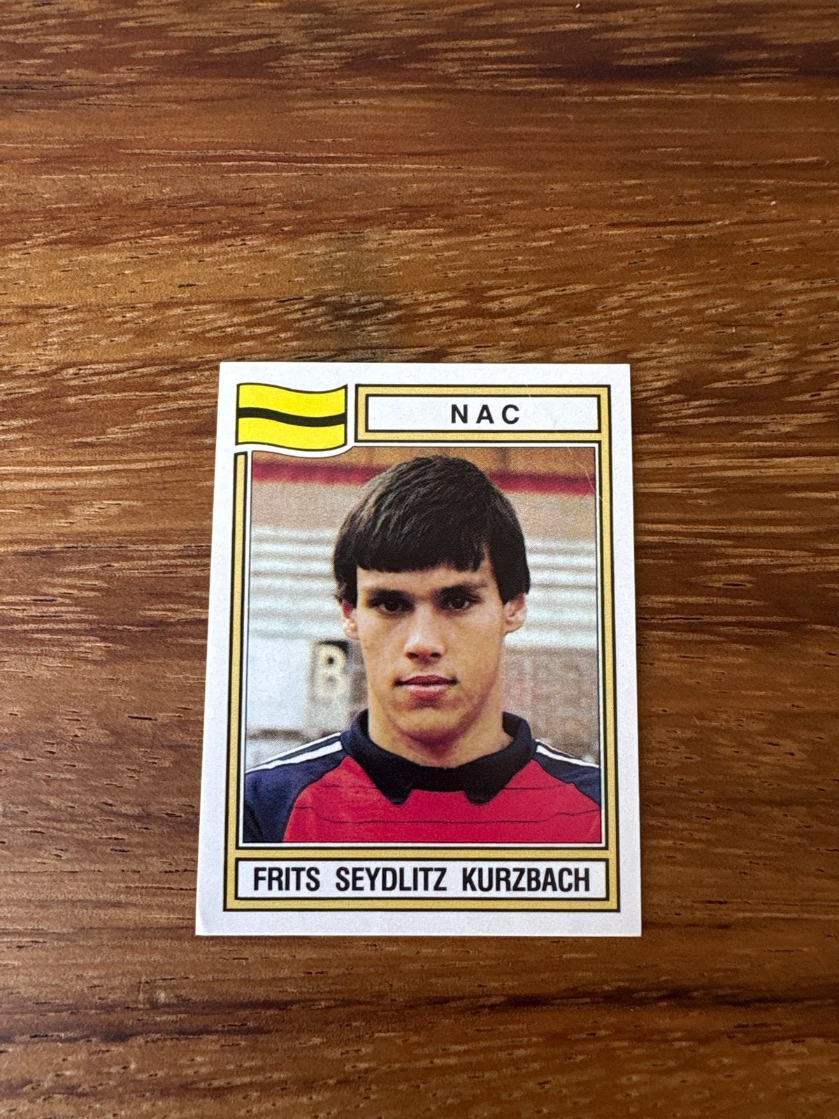 Frits Seydlitz Kurzbach NAC Voetbal 1983 Panini Plaatje, Ophalen of Verzenden, Zo goed als nieuw, Stickers en Plaatjes