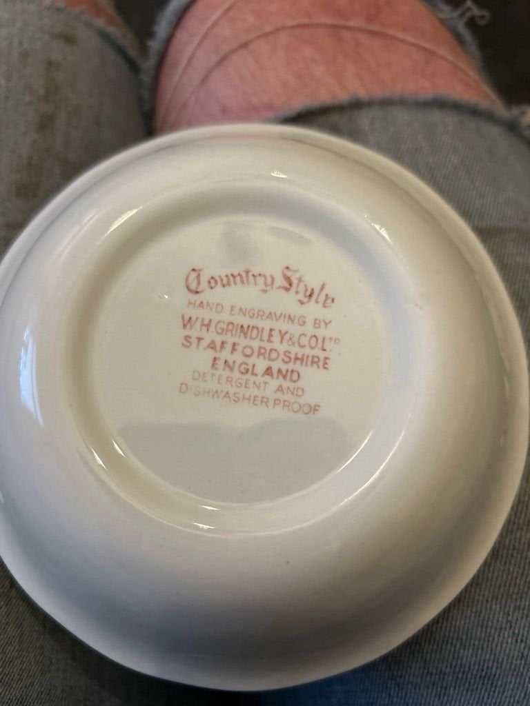 Vintage W.H. Grindley & Co. Country Style schaaltje, Ophalen of Verzenden