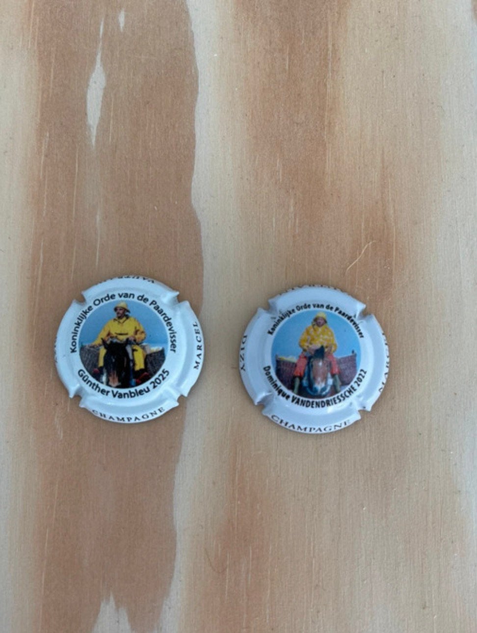 2 exclusieve, genummerde Champagnecapsules, Ophalen of Verzenden
