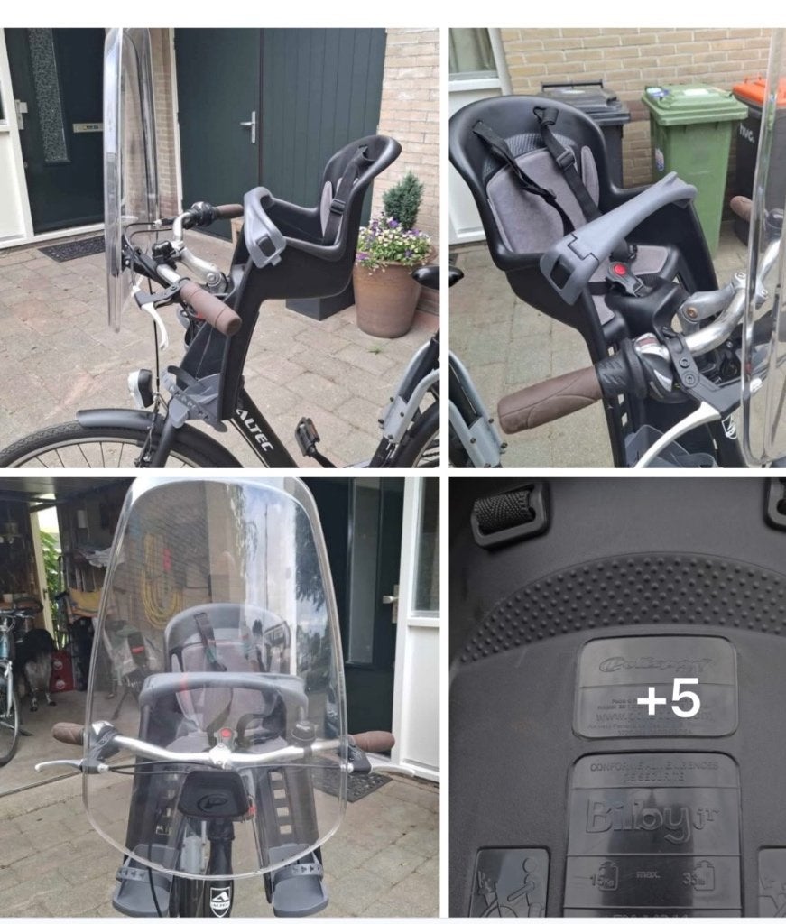 Fietszitje voorop, Ophalen, Zo goed als nieuw, Polisport cycle