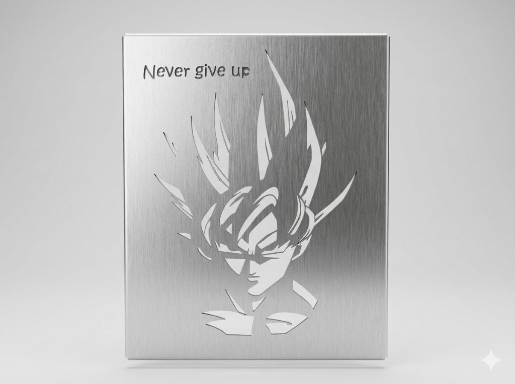 Premium RVS LED Wanddecoratie Anime – Laser Cut – 30 x 45 cm, Huis en Inrichting, Woonaccessoires | Wanddecoraties, Metaal, Nieuw