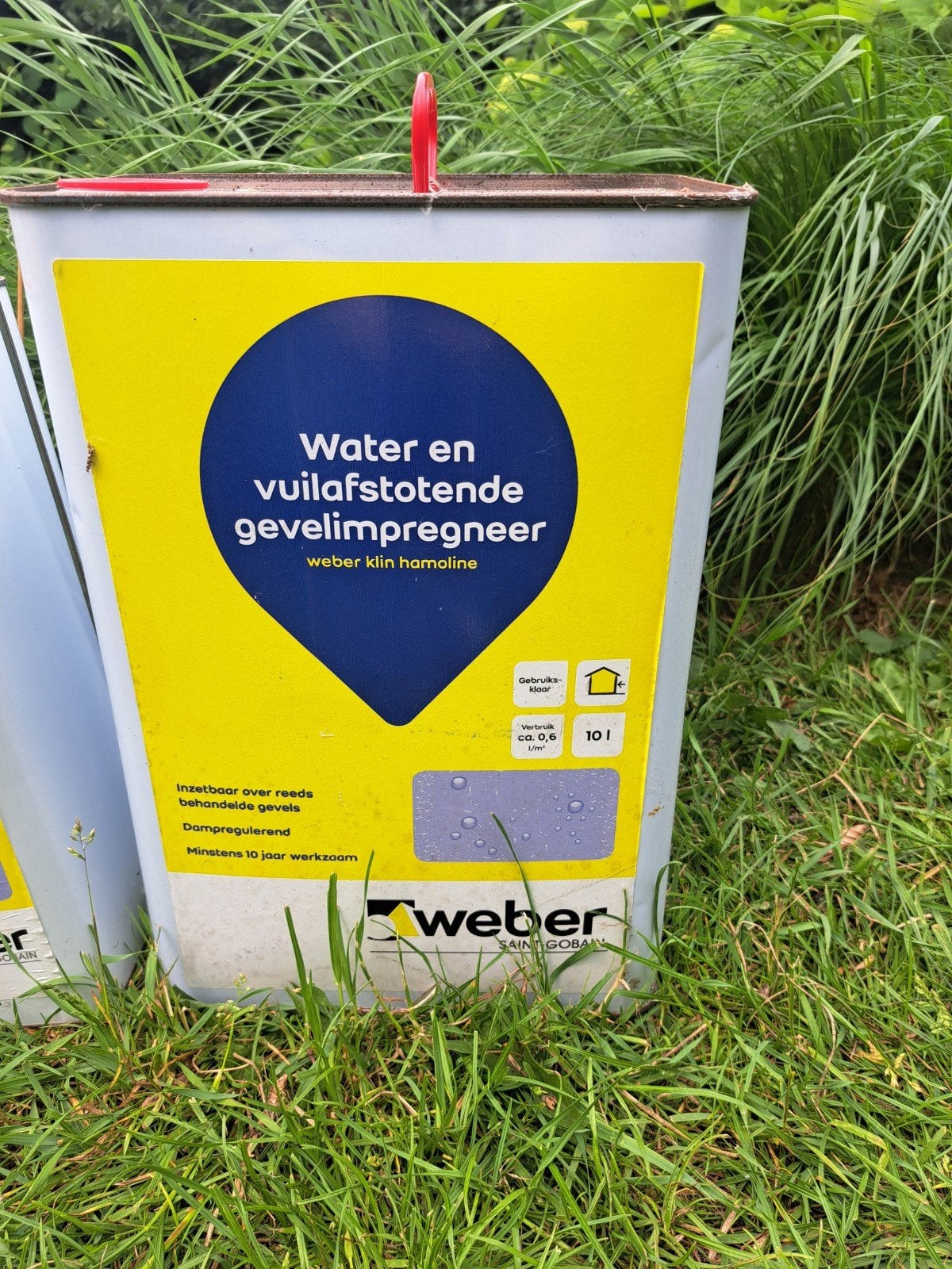 Weber gevelimpregneer 10L + 1L gratis, Ophalen, Wit