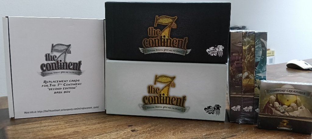 The 7th Continent Adventure Bordspel, Ophalen of Verzenden, Zo goed als nieuw, Serious poulp