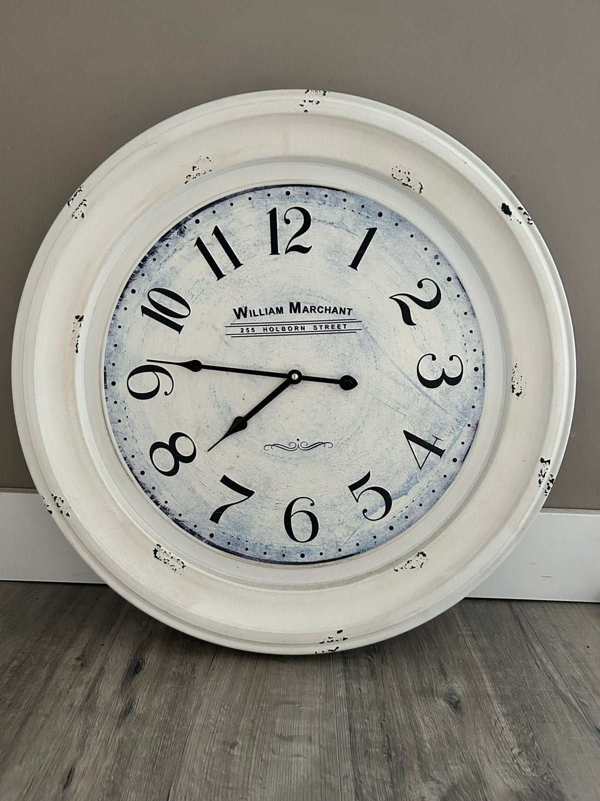 Grote vintage wandklok 60cm - William Marchant, Ophalen