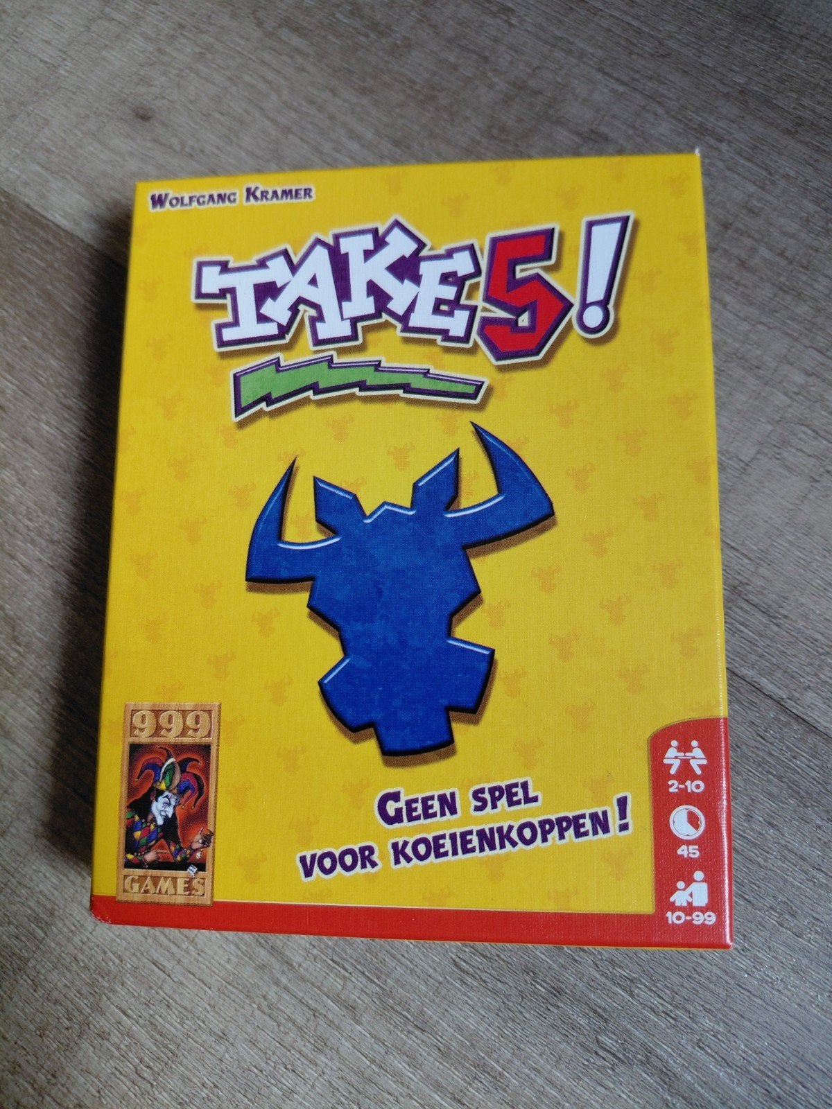 Take 5! Kaartspel van 999 Games, Een of twee spelers, Ophalen of Verzenden, Gebruikt, 999 Games
